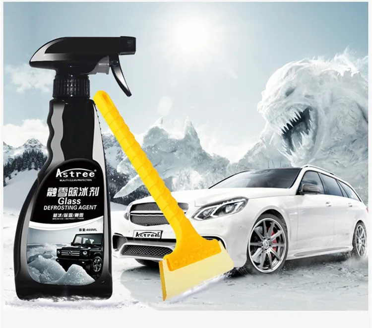 

460ml Deicer Winter Snow Melting Agent Clean Windshield Glass Deicing Remove Defrosting Antifreeze Car Window Ice Remover Spray