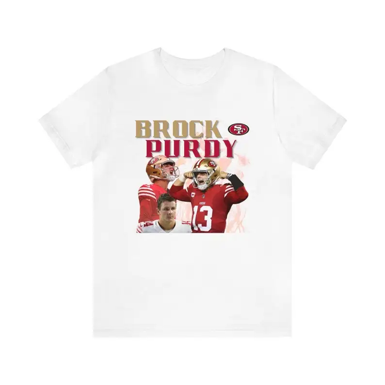 Футболка Brock Purdy Fan — футболка 49ers Сан-Франциско Спорт Футбол Superbowl LVIII Quarterback Power