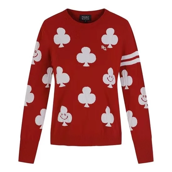 

Golf clothing ladies spring and summer ice-sensing knitted long-sleeved base coat Korean version slim sunscreen top
