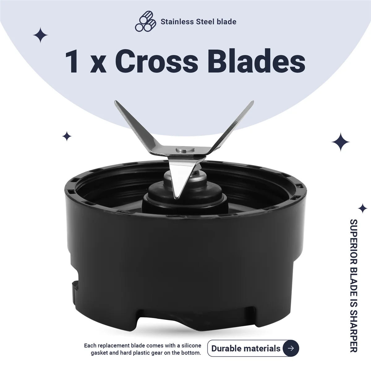 A154F Аксессуар для горячей смеси, совместимый с BLSTPB, для BLSTPB2, держатель для ножей 250 Вт, чашка для соковыжималки, черный (art.: 3920cf8b565eb) - 3920cf8b565eb