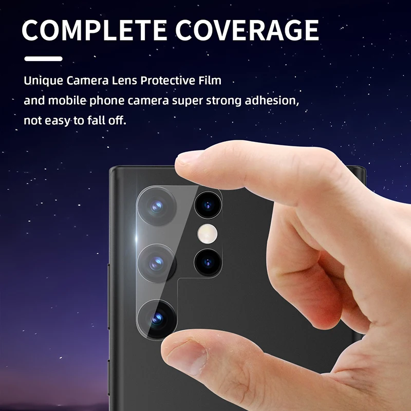 Full Cover Camera Lens Protector for Samsung S22 S20 S21 S23 Ultra FE Camera Film for Galaxy Note 20 Ultra 10 9 8 S10 Plus Glass