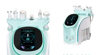 facial cleanser massage machine 6 in 1 aqua peel jet oxygen facial machine with skin analyzer