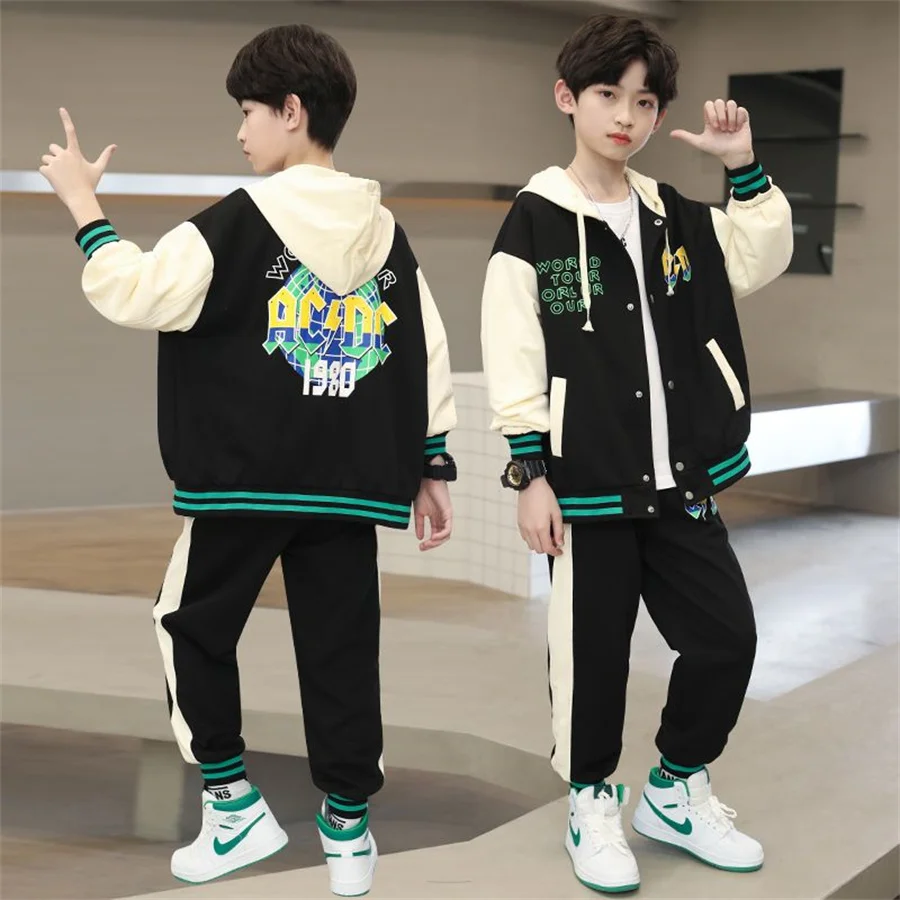 

Комплект одежды для баскетбола для мальчиков, детская одежда, костюмы для мальчиков, одежда на весну и осень, детский спортивный костюм, Свитшот и штаны