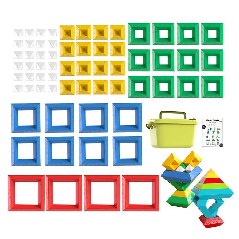 

Kids Building Blocks Educational STEM Sensory Kids Toys Colorful Building Blocks Stacking Educational Toys Montessori Toy For