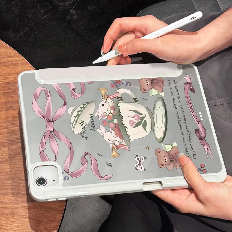 Чехол тройного сложения для IPad 6-го поколения женский 9 7 дюймов 10 2 9-го 8-го 7-го Air 5 4