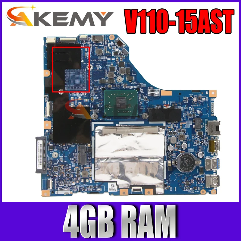 

15283-3 For Lenovo V110-15AST Laptop motherboard with CPU 4GB UMA DDR4 100% Fully Tested