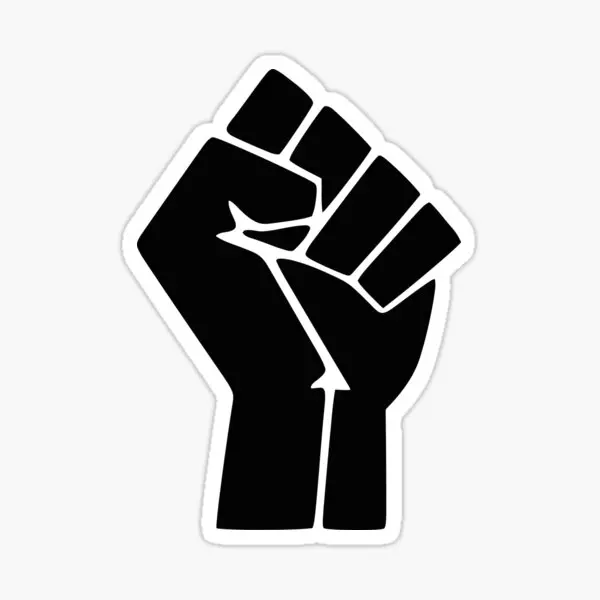 

Black Lives Matter Logo 5PCS Stickers for Anime Art Background Print Cartoon Wall Bumper Laptop Room Kid Luggage Living Room