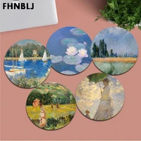 fhnblj cool new claude monet art durable rubber mouse mat pad gaming mousepad rug for pc laptop notebook