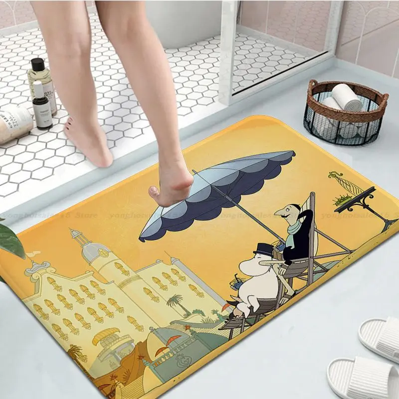 Дверной коврик BANDAI Moomin недорогой Противоскользящий современный гостиной