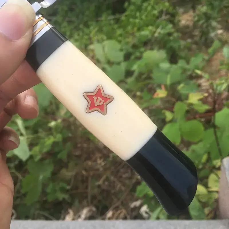 Высококлассные ножи Nkvd Ussr Finka NKVD для выживания на природе охоты Боуи кемпинга с