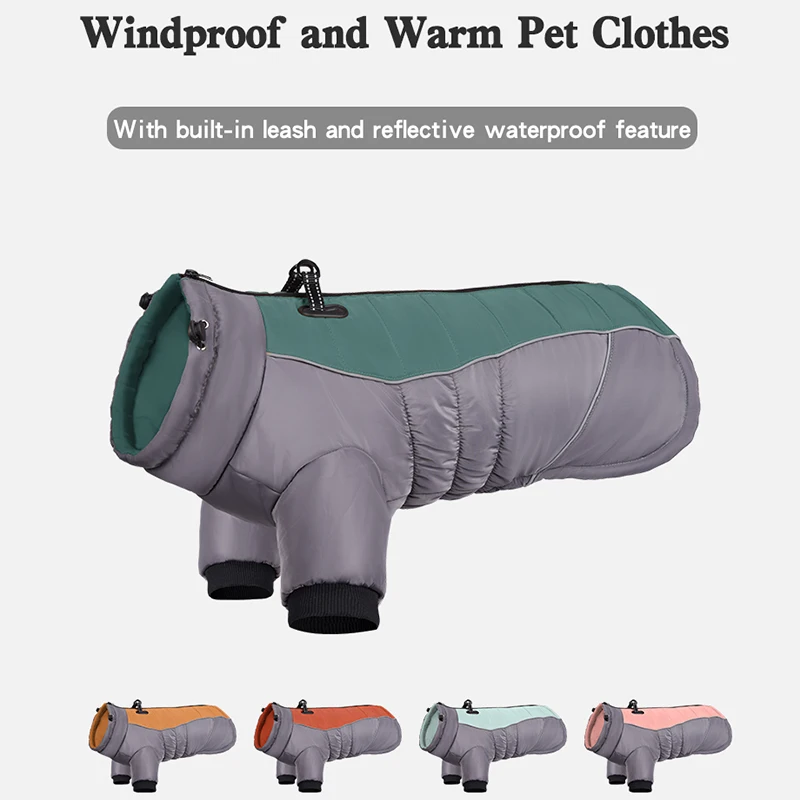 

Winter Warm Pet Dog Jumpsuit Waterproof Dog Clothes for Medium Dogs Chihuahua Jacket Yorkie Costumes ShihTzu Coat Poodle Outfits