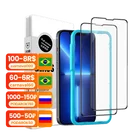 Закаленное стекло SmartDevil для iPhone 11, защита экрана с полным покрытием для iPhone 13 Pro Max 12 Pro Max mini 7 8 X XS XR, 2 шт.