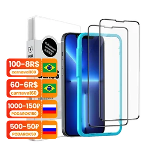 Закаленное стекло SmartDevil для iPhone 11, защита экрана с полным покрытием для iPhone 13 Pro Max 12 Pro Max mini 7 8 X XS XR, 2 шт.