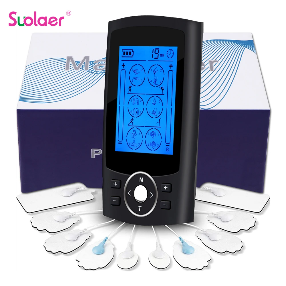 

Tens Unit 24 Modes Body Massager EMS Muscle Electrostimulator Low Frequency Pulse Meridian Relaxing Physical Therapy Pain Relief