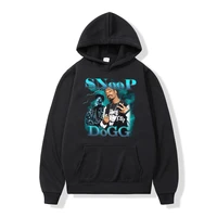 snoop dogg street hip hop black hoodie for men women 2022 new fashion long sleeve sweatshirt autumn and winter fleece pullover