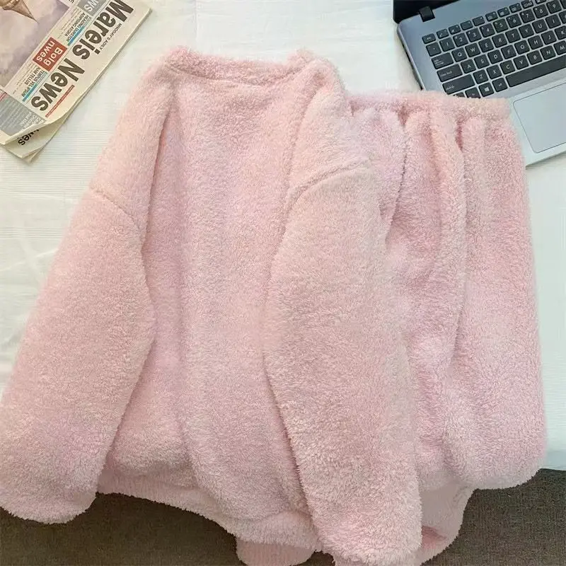 Зимний женский пижамный комплект с героями мультфильмов пижамы Hello Kitty милая