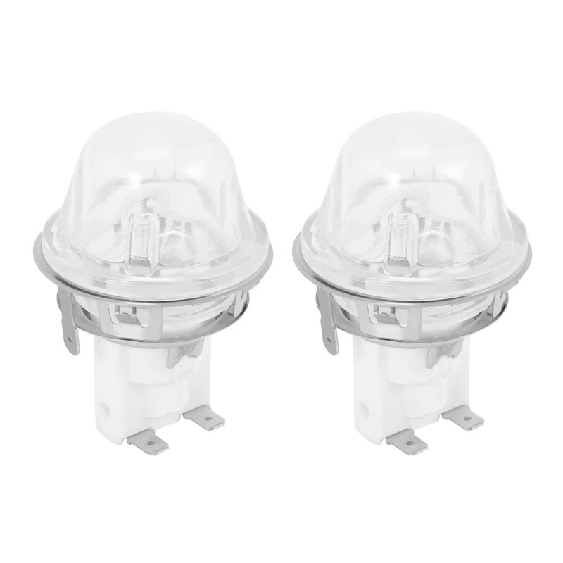 

2X E14 Oven Lamp Holder Baking 15W/25W Illumination Lamp Holder Oven Lamp Cap High Temperature Lamp Base E14 500 Degrees