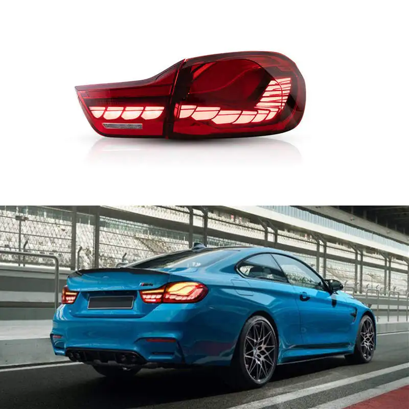 

Car LED Taillights Fog Turn Dynamic Streamer Signal Rear Lamp For BMW 4 Series M4 F32 F33 F36 F82 GTS 2014-2020 Tail Light