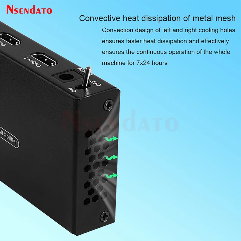 HDMI сплиттер 1 в 2 выход 4k 30 Гц