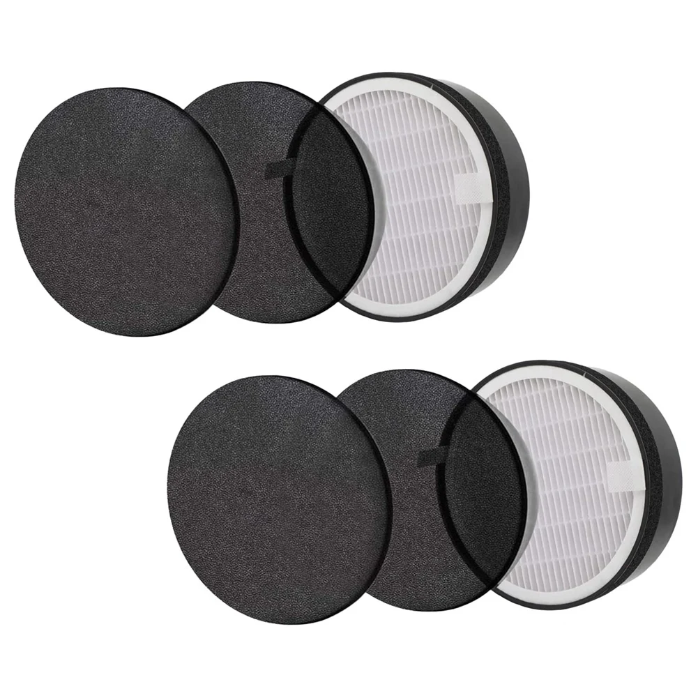 

2-Pack Replacement Filter Kit 2+4 Compatible for Levoit LV-H132 Replaces Part LV-H132-RF