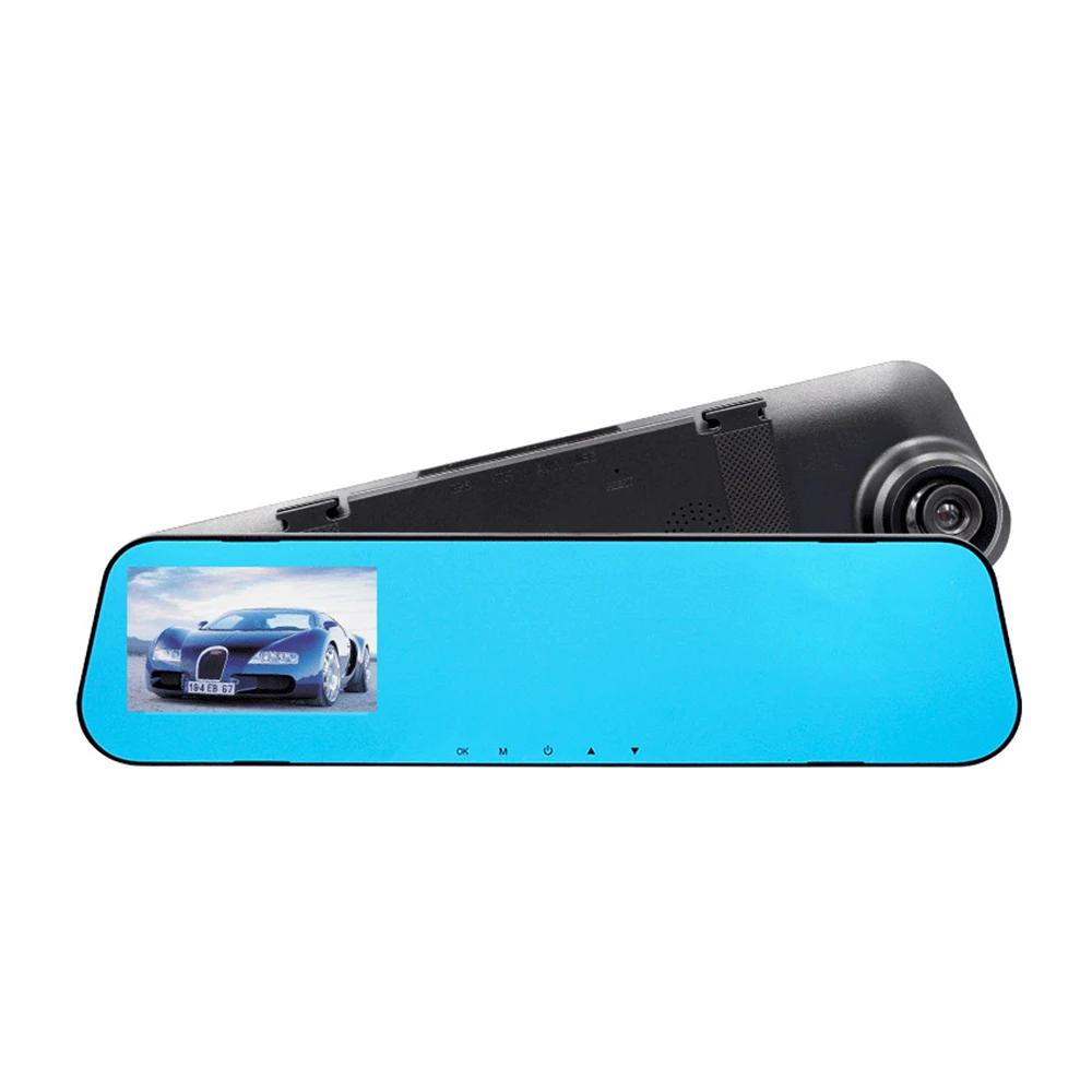 

4 Inch Dash Cam Car DVR Camera Recorder Auto Motion Detection Rearview Mirror Night Vision Drive Recorder Car