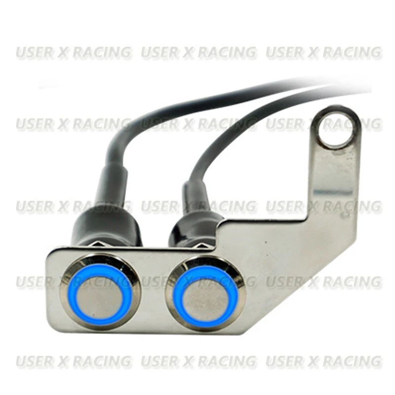 

USERX универсальные модифицированные детали для мотоциклов, детали из алюминиевого сплава, металлический кронштейн, светодиодный переключатель запуска и остановки фар, прямая сделка