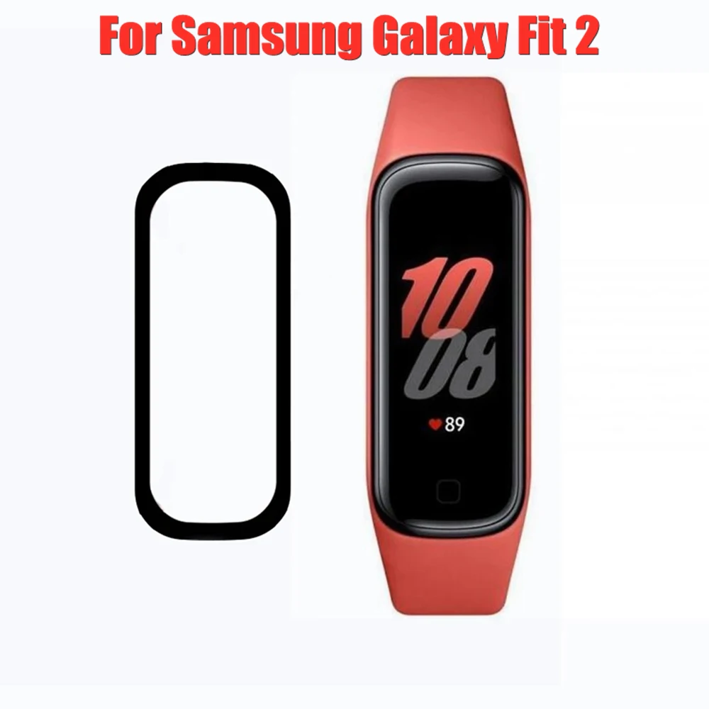 

1 Pcs 3D HD Black Frame Curved Protective Film For Samsung Galaxy Fit 2 SM-R220 Smart Watch Soft Glass Protective Film 2023