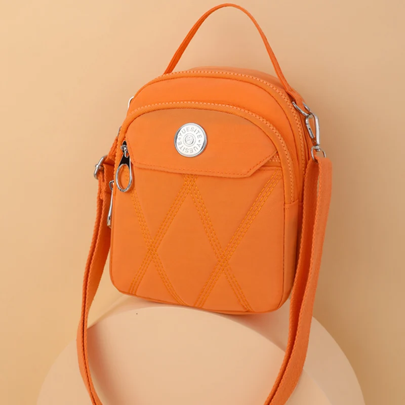 Crossbody Bags for Women 2023 New Luxury Designer Nylon Handbags Brand Fashion Ladies Mini Handbags for Women Plaid Shoulder Bag