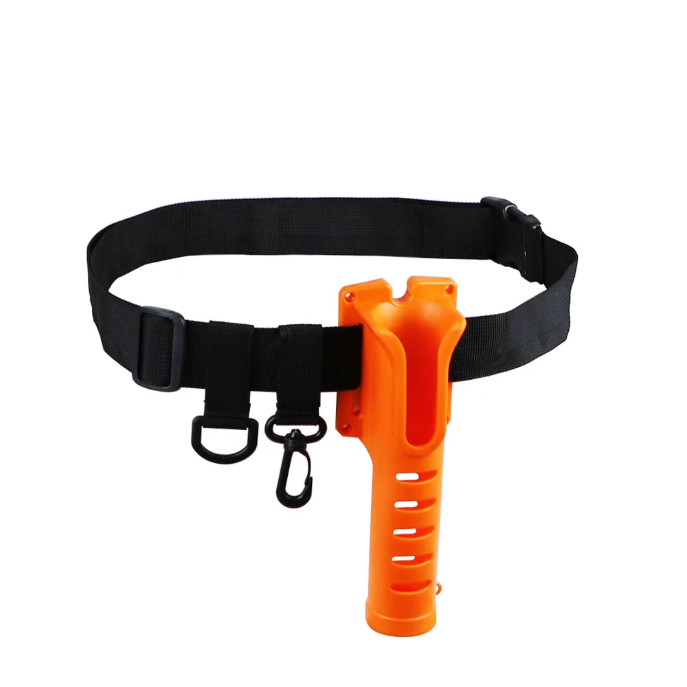 

Portable Belt Rod Holder Fishing Gear Tackles Accessories Adjustable Waist Fishing Rod Pole Inserter Holder Belts Outdoor