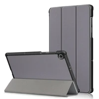fhd tablet cover leather stand grey case for lenovo tab m10 plus 10 3in