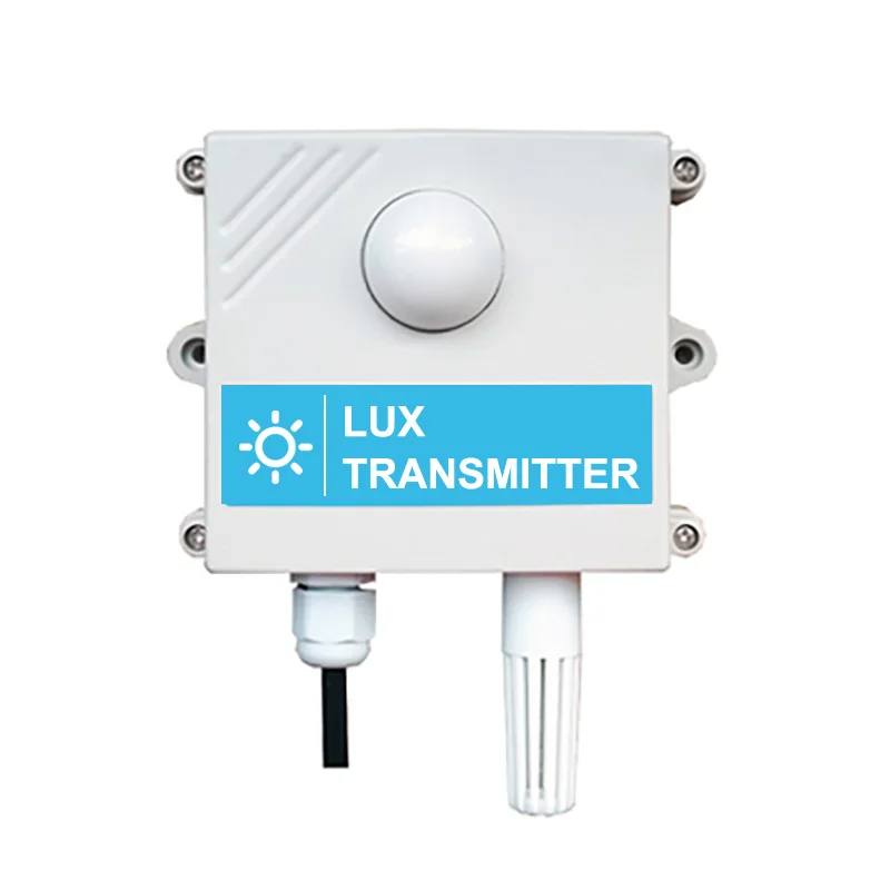 RS485 0-65535 Lux Illumination Detection Light Intensity Temperature and Humidity Sensor