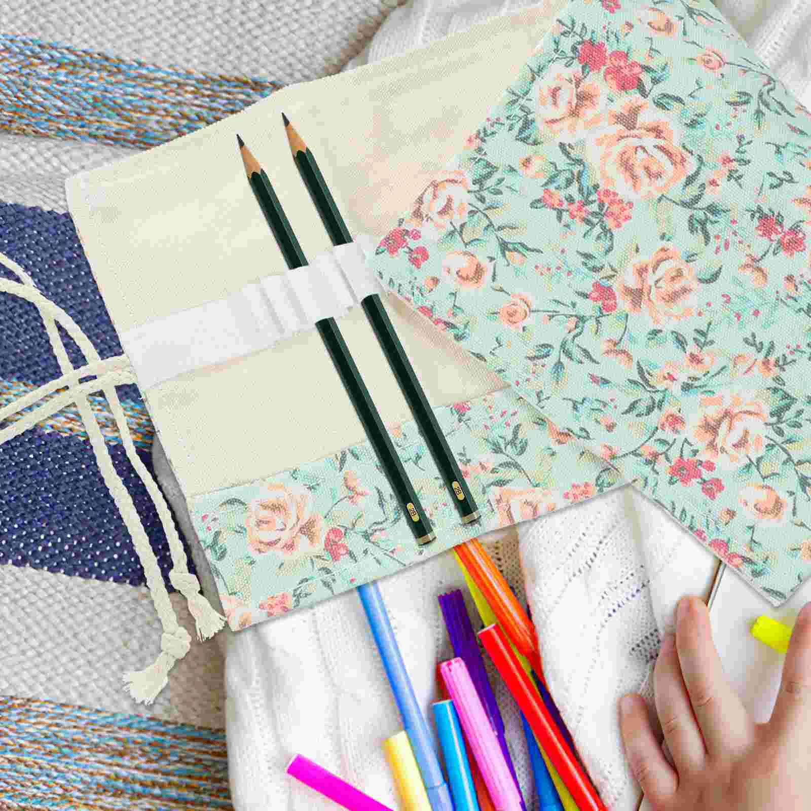 36-слотовый пенал свернутые органайзеры моющаяся сумка для карандашей хранения