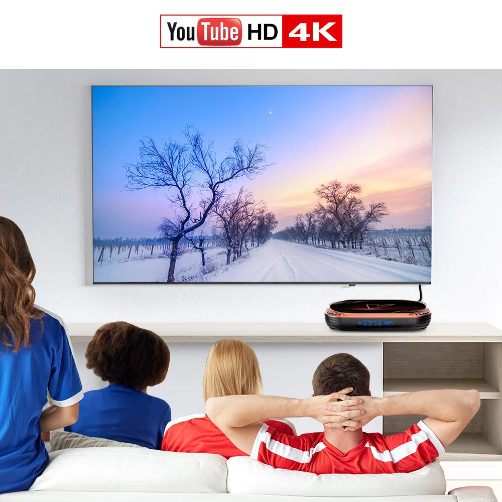 2023 ТВ-приставка VONTAR Amlogic S905X4 Android 11 0 4 ГБ 32 64 Гб Wifi BT Поддержка Google voice медиаплеер 4K