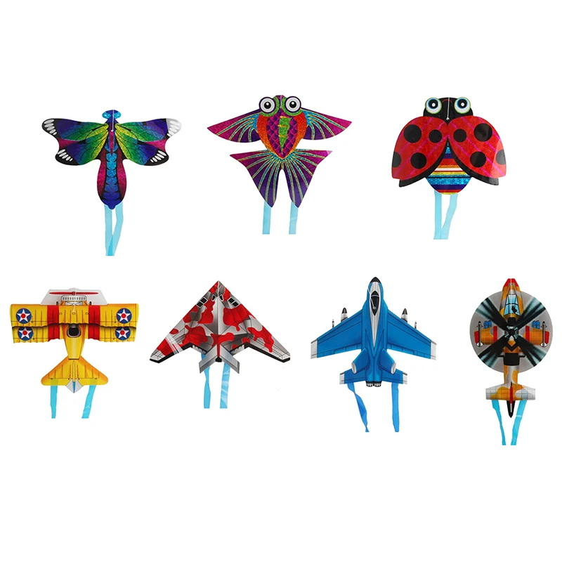 

Portable Children Outdoor Parent-child Interactive Toy Cartoon Airplane Butterfly Insect Mini Kite