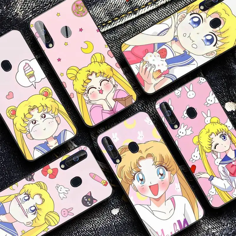 

S-Sailor-M-Moon Phone Case for Samsung Galaxy A 51 30s a71 Soft Silicone Cover for A21s A70 10 A30