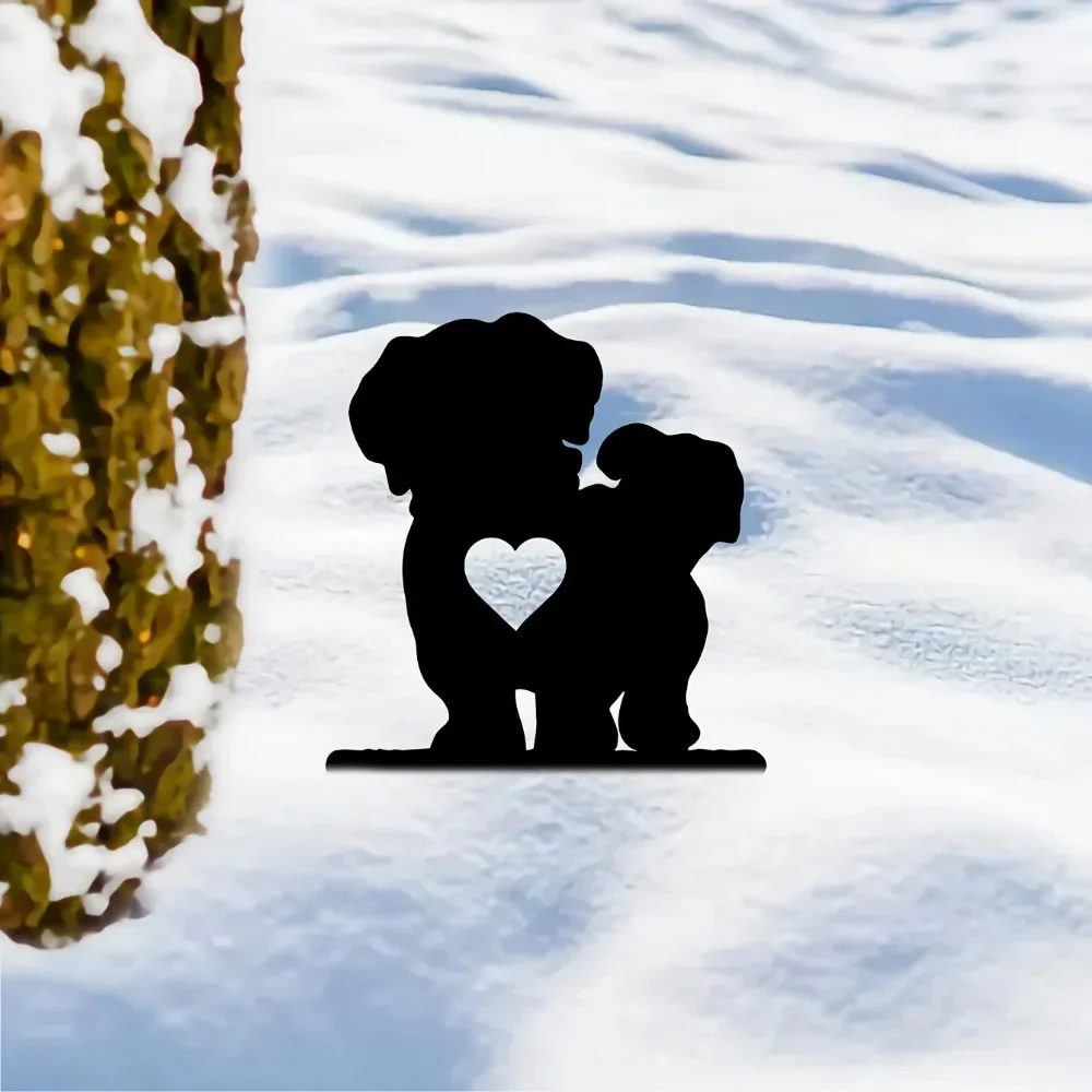 Большая Металлическая Садовая Подставка С Собачьим Хвостом Художественный