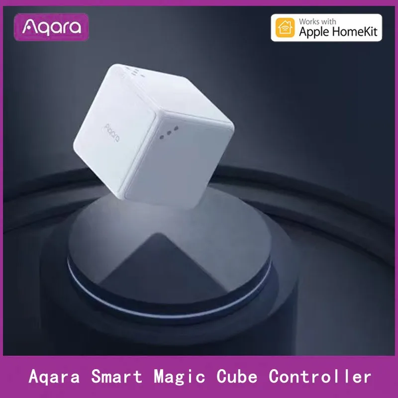 

Original Aqara Smart Magic Cube Controller Zigbee Version Controlled by Six Actions For Xiaomi Home Device Work With Smart Home