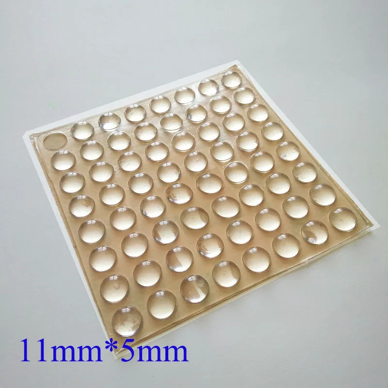 

128Pcs 11*5Mm Protection Self adhesive Silicone Rubber Feet Pads Door Stopper Cabinet Bumpers Wall Rubber Shock Absorber