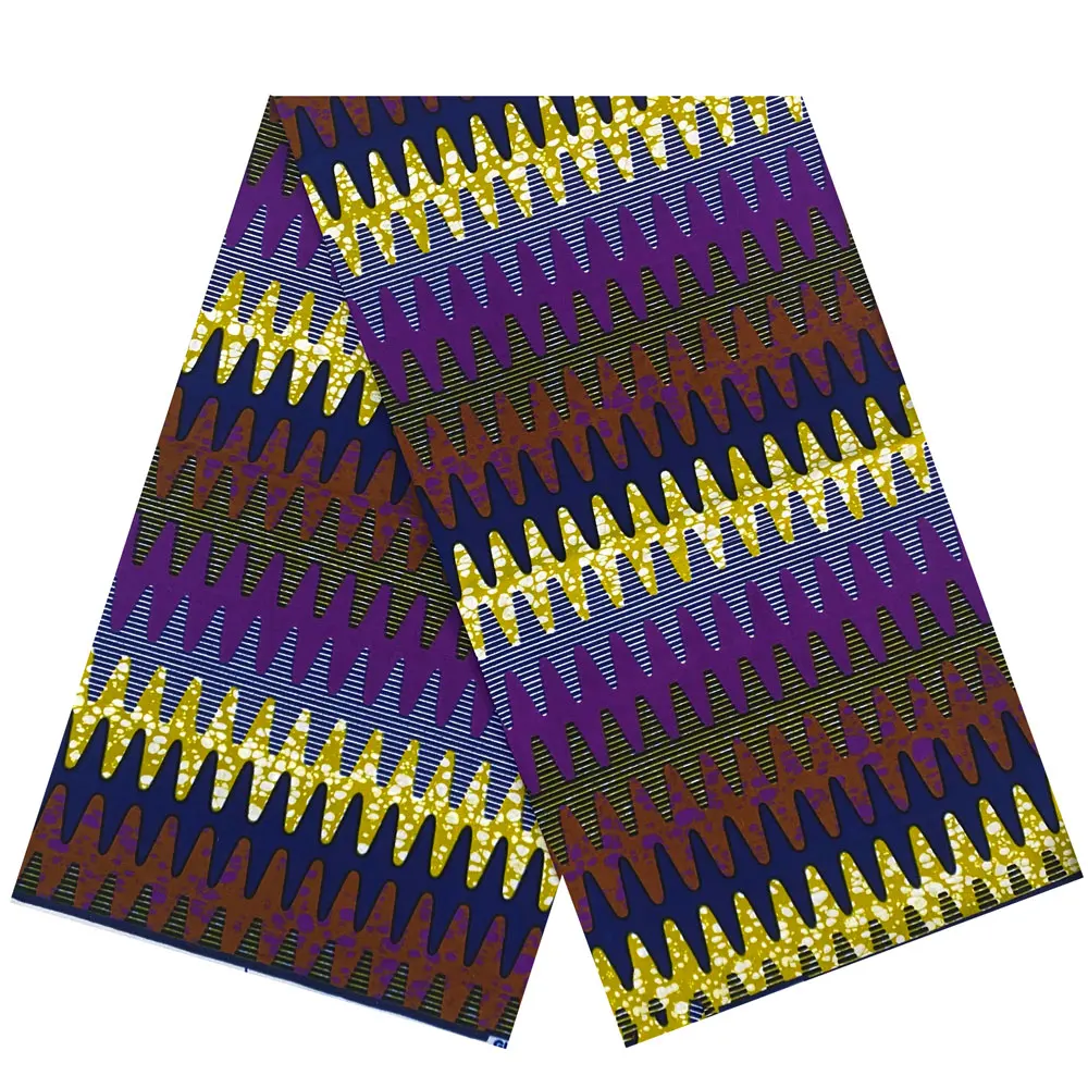 Ткань из Анкары Африканский настоящий восковой принт хлопок 100% новый дизайн 2022