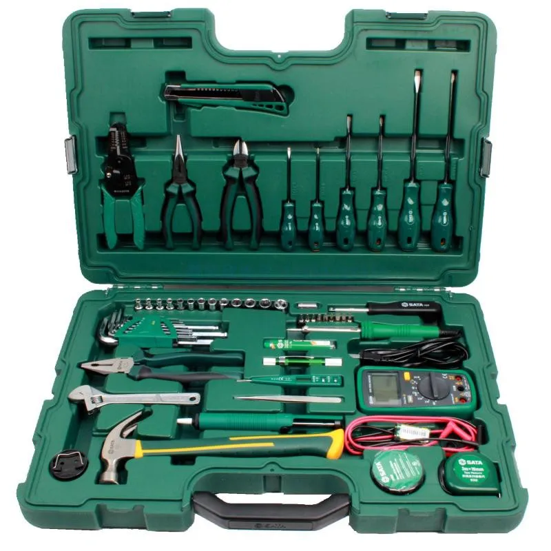 

Tools Telecommunication Maintenance Combination Set 61-Piece Electrician Multimeter Toolbox
