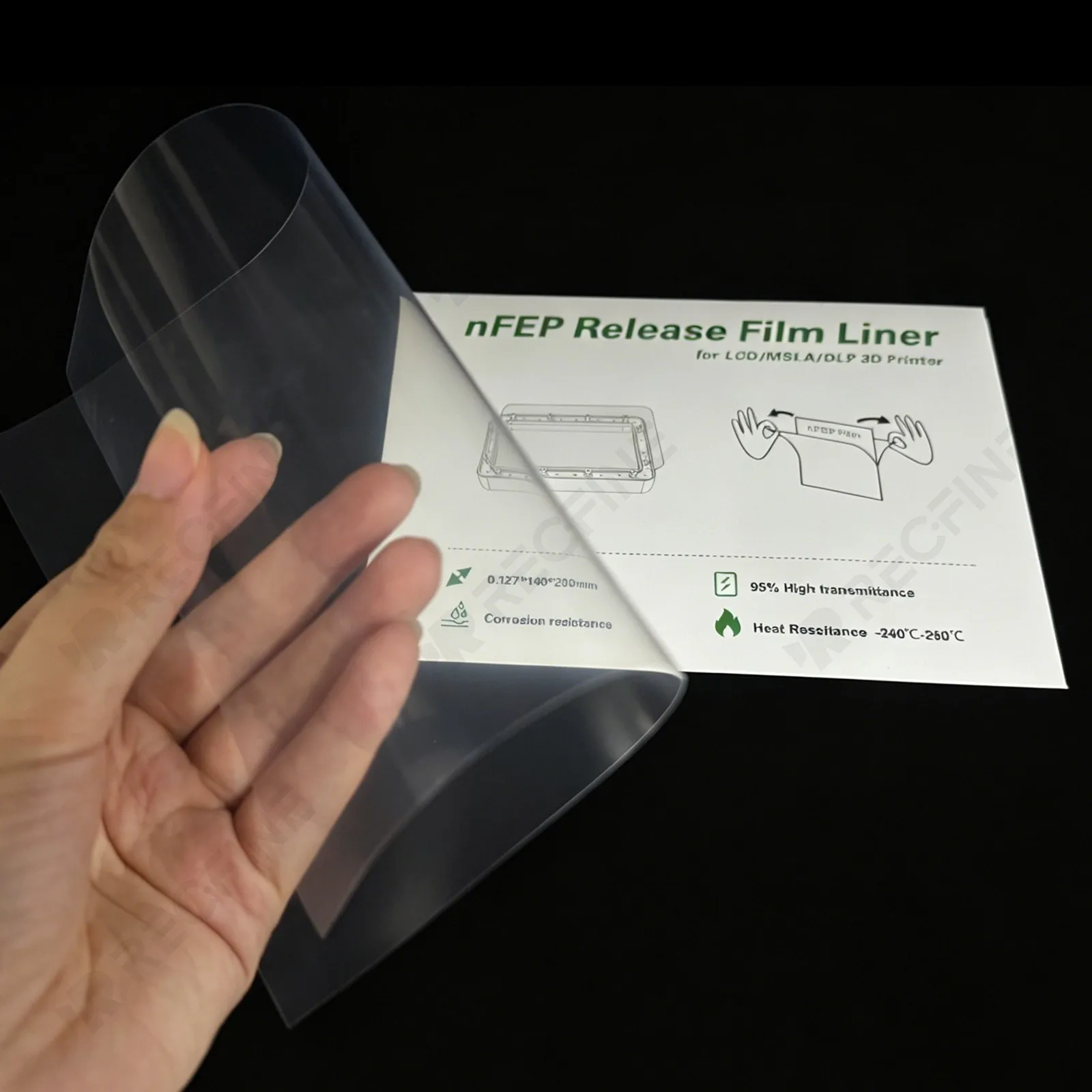 Фото Пленка ACF FEP NFEP для 3D-принтеров Creality Halot-One, Halot-One Plus, Halot-One Pro (аксессуары для фотополимерных 3D-принтеров) №2
