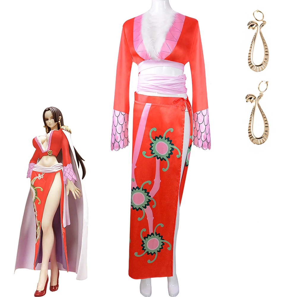 

ONE PIECE.Boa Hancock.Queen Snake.Cheongsam.The Only Woman In The Sea Of Qiwu Under The King.Anime Cosplay Costumes Cheongsam
