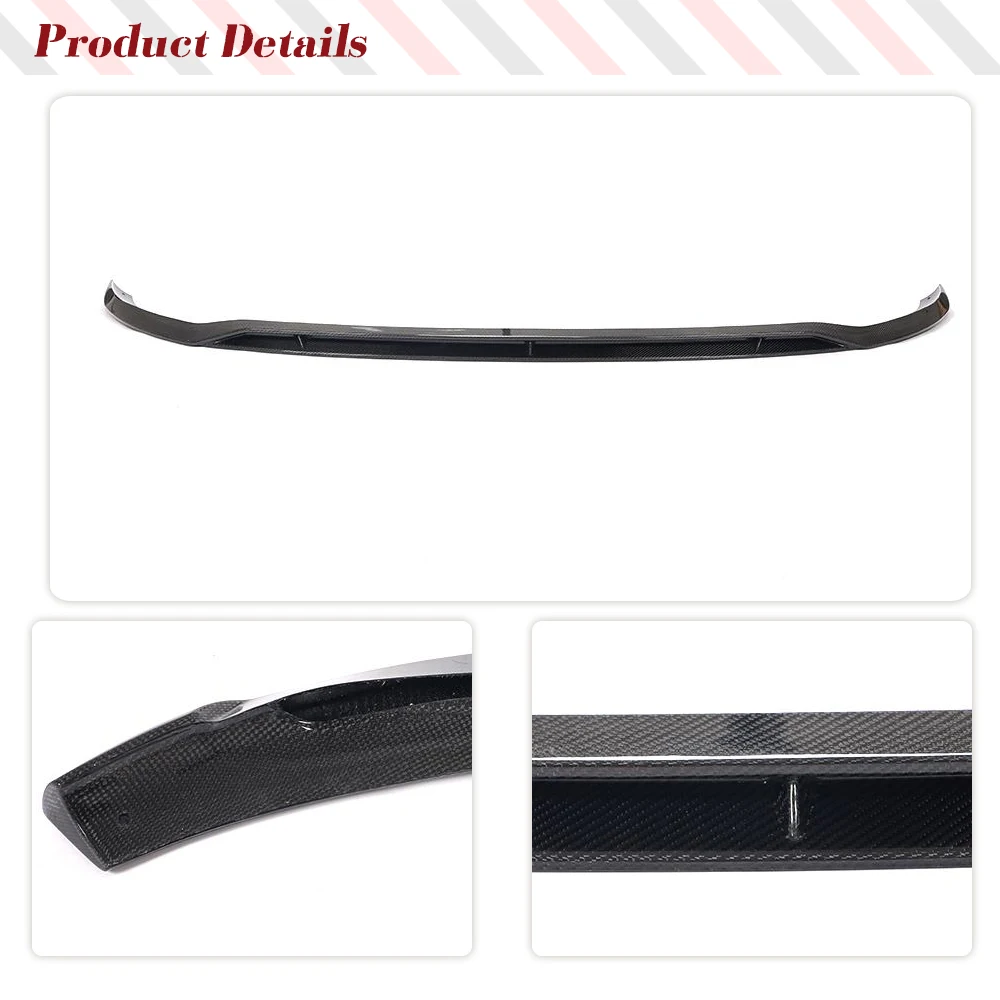 Фото Для Mercedes Benz Sport W205 C205 A205 C300 C200 2019UP автомобильный передний бампер из углеродного волокна, спойлер, сплиттер, автомобильный бампер, подбородок, губа №5