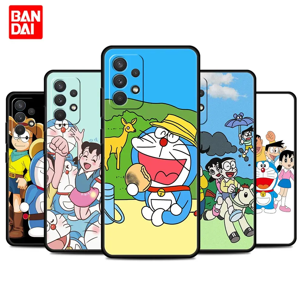 

Doraemon Manga Case for Samsung Galaxy A12 A52 S20 FE A51 A32 A21s S21 A50 A71 A02s A31 Plus Ultra Coque Cover Silicone Black