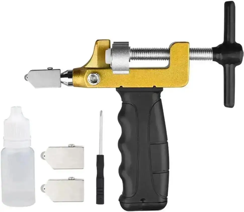 

Ручной стеклорез 2-в-1 из вольфрамовой стали