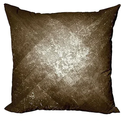 Современное геометрическое украшение круглая коричневая и серо-коричневая