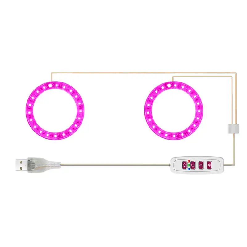 

Grow Light For Indoor Plants Full Spectrum Grow Lamp For Indoor Plants Lovely Round Plant Light Brightness Adjustable LED Bulbs