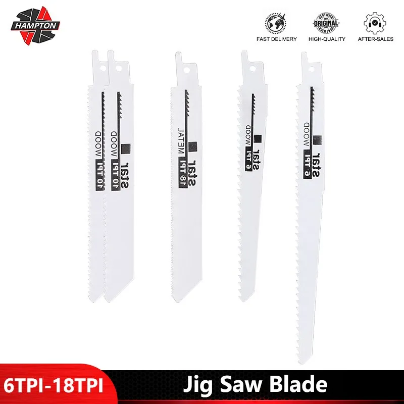 Набор лезвий для резки по дереву и металлу, 5 шт.