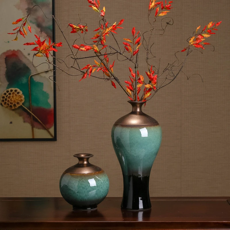 

Офисный кактус, растение, керамический цветок для кухни, Корейская кварта, Имбирная банка Macetero, икебана, цветы, розы, горшок, украшение для дома