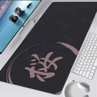 black deskmat ren anime mouse pad laptop office gaming mousepad company desks gamer keyboard accessories xxl mouse mats rubber
